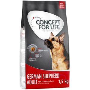 Probeerprijs! 1 kg / 1,5 kg Concept for Life Hondenvoer - 1,5 kg Duitse Herder Adult