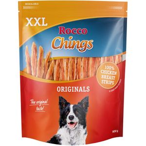 900g Chings XXL Verpakking Kipfilet in reepjes Rocco Hondensnacks