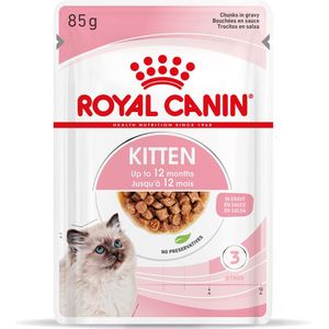 12x85g Kitten Instinctive in Saus Royal Canin Kattenvoer