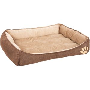 Hondenmand Knuffel Basic 90x63x18 cm Bruin