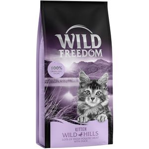 6,5kg Kitten Wild Hills Eend Wild Freedom Kattenvoer droog