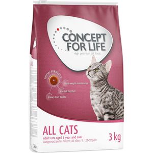 3 kg Concept for Life Kattenvoer voor een speciale prijs! - All Cats