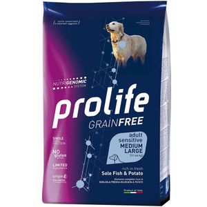 10kg Vis & Aardappelen Adult M/L Graanvrij Prolife Droog Hondenvoer
