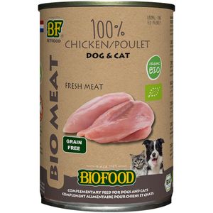Biofood Organic 100% meat Chicken Dog & Cat - 400 g