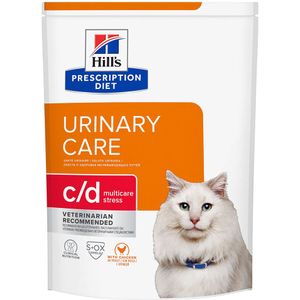 3kg C/D Urinary Stress met Kip Hill's Prescription Diet Kattenvoer