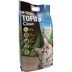20 l (ca. 9 kg) Croci Tofu Clean Kattenbakvulling