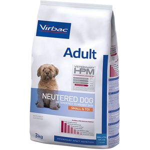 3kg Veterinary HPM Dog Adult Neutered Small & Toy Virbac Hondenvoer