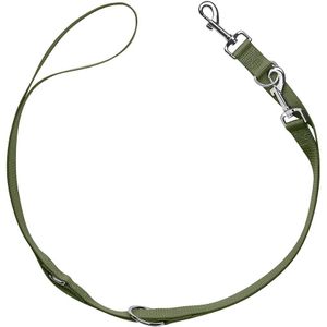 HUNTER Set: Geschirr London Vario Rapid  Führleine London, olivgrün - Geschirr Größe XXS-XS  Leine200cm/15mm Hund