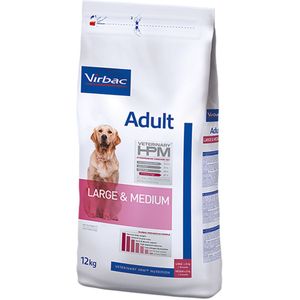 12kg Veterinary HPM Dog Adult Large & Medium Virbac Hondenvoer