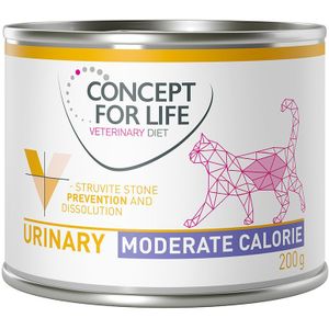 Concept for Life Veterinary Diet Urinary Moderate Calorie Kip - 6 x 200 g