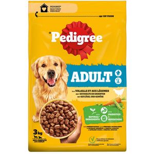 3 kg Pedigree Adult Gevogelte &amp; Groente hondenvoer droog