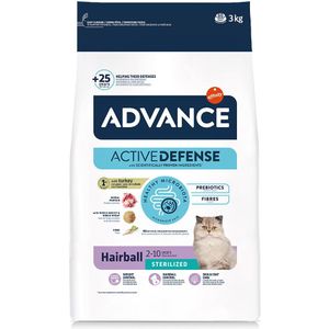 Advance Sterilized Hairball Kattenvoer - 3 kg
