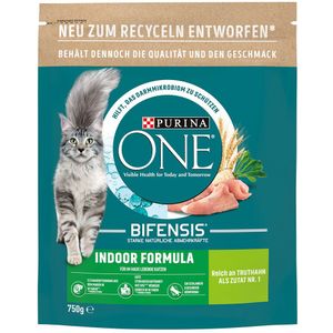 750g Indoor Formula Purina ONE Kattenvoer