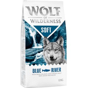 12kg 'Soft Blue River' Zalm Wolf of Wilderness Hondenvoer