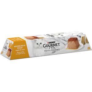 4x57g Mousse met Kip Gourmet Revelations Kattenvoer