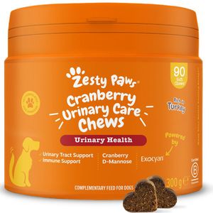 Zesty Paws Urinary Care Chews Cranberry 90 kauwtabletten aanvullend voer voor honden