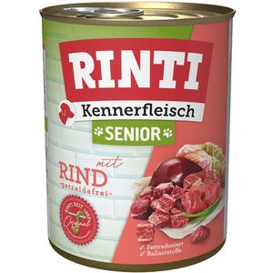 RINTI ""Kennerfleisch"" Senior 6 x 400 g - 6 x 800 g Rund
