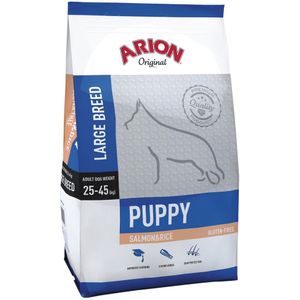 12 kg Arion Original Puppy Large Breed Zalm & Rijst hondenvoer droog