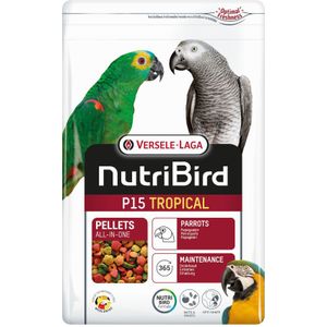 10 kg Nutribird P15 Tropical Versele-Laga Papegaaienvoer