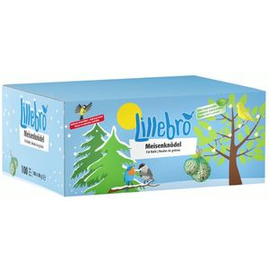 100 stuks à 90g Winter-Mezenbolletjes in een doos Lillebro Vogelvoer