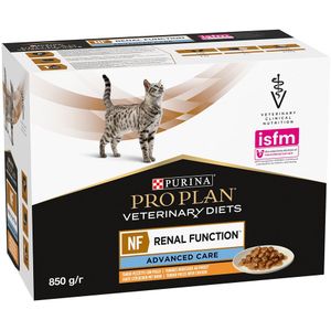 10 x 85 g Feline NF Advanced Care met Kip Purina Pro Plan Veterinary Diets Kattenvoer