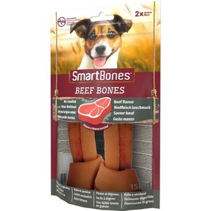 2 Stuks SmartBones Hondenbotten voor middelgrote honden met rund