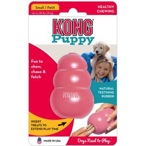 KONG Puppy Maat S Roze Rubberen Puppyspeelgoed