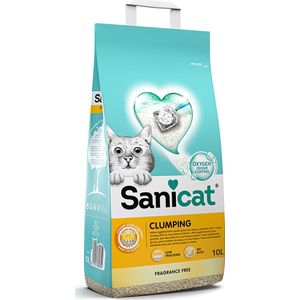 10L Sanicat Klonterende Kattenbakvullling Parfumvrij
