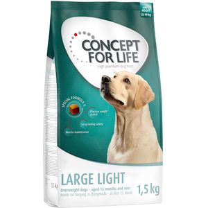 Probeerprijs! 1 kg / 1,5 kg Concept for Life Hondenvoer - 1,5 kg Large Light