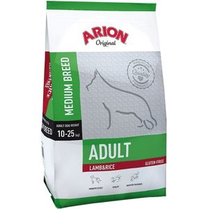 12kg Arion Original Adult Medium Breed Lam & Rijst hondenvoer droog