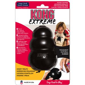 KONG Extreme Zwart L 10cm Hondenspeelgoed Kauwspeeltje