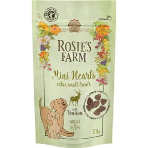 50 g Rosie's Farm Puppy & Adult Hert Mini Hearts Hondensnacks