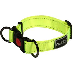 Rukka® Bliss Neon Halsband, geel M Hond