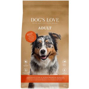 12kg Dog's Love Adult Rundvlees Hondenvoer Droog