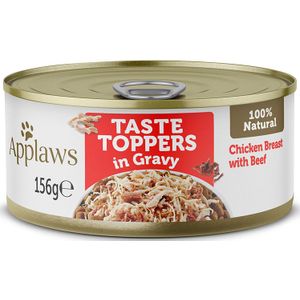 Applaws Taste Toppers in Saus 6 x 156 g  - Kip met Rund