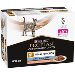 10x85g Feline NF Advance Care Zalm Purina Pro Plan Veterinary Diets Kattenvoer