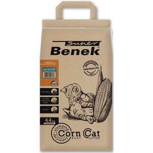 7 l (ca. 4,4 kg) Super Benek Corn Cat Zeebries - Kattenbakvulling