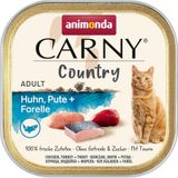 animonda Carny Country Adult 32 x 100 g Kattenvoer - Kip, Kalkoen & Forel