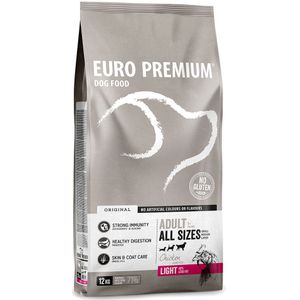 12kg Adult Light Euro Premium Hondenvoer