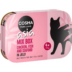 6x170g Thai / Asia in Gelei Cosma Kattenvoer