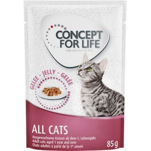 12x85g All Cats in Gelei Concept for Life Kattenvoer