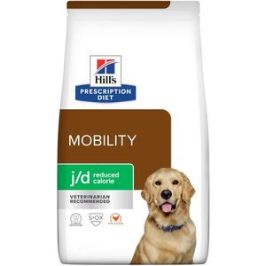 12kg Canine J/D Joint Care Reduced Calorie met Kip Hill's Prescription Diet Hondenvoer