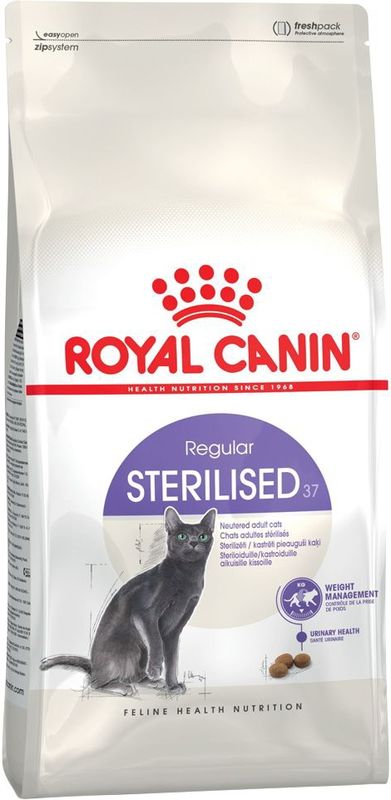 Nauwgezet Hoe van mening zijn 2kg Sterilised 37 Royal Canin Kattenvoer droog (dierenbenodigdheden) | € 23  bij Zooplus.nl | beslist.nl