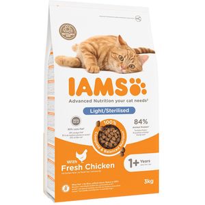 3kg Cat Adult Sterilised Chicken IAMS Kattenvoer