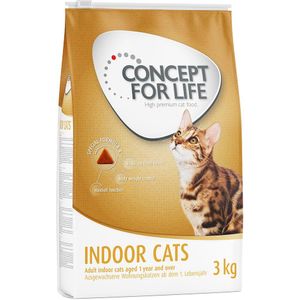 3 kg Concept for Life Kattenvoer voor een speciale prijs! - Indoor Cats