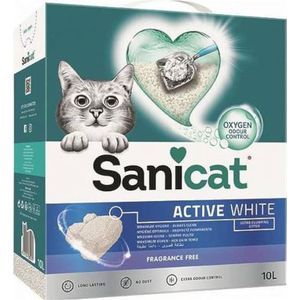 10 l Sanicat Active White Kattenbakvulling