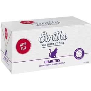 8x100g Diabetes Smilla Veterinary Diet Kattenvoer