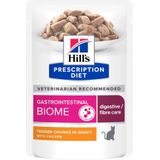 Hill's Prescription Diet Weight, Digestion, Diabetes 12 x 85 g - Gastrointestinal Biome met Kip Kattenvoer