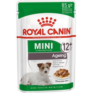 12x85g Mini Ageing 12  Royal Canin Hondenvoer