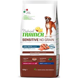 12kg Forel & Aardappelen Medium/Maxi Sensitive Geen Graan Natuurlijk Trainer honden